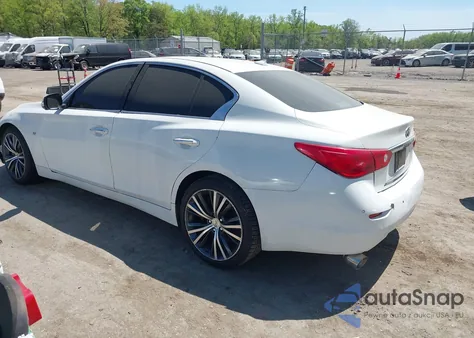 2014 Infiniti Q50 Sport from USA, damaged, VIN JN1BV7AR3EM702476